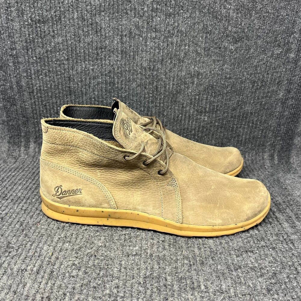 Danner Forest Chukka Timberwolf Leather Boots Lightweight Mens 13 US 4.5” Nubuck